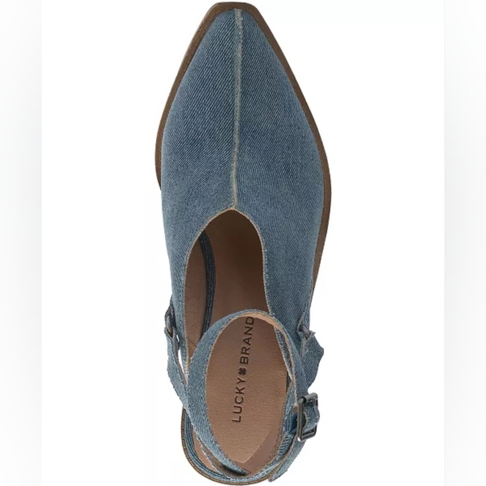 New In Box Lucky Brand Winola Ankle Strap Shooties Size:  6 - Picture 4 of 12